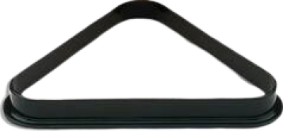 Triangle 57.2 mm en plastique noir jeu US