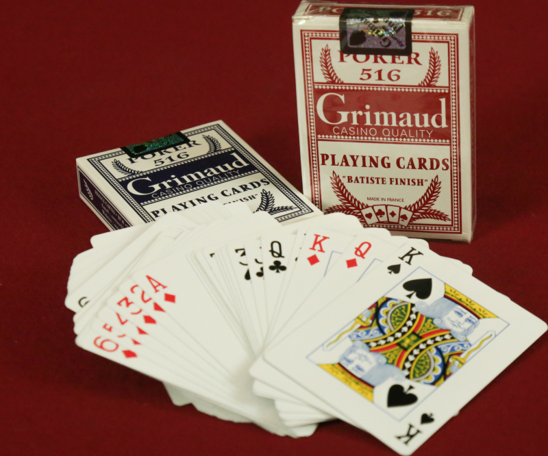 Cartes de Poker 2 couleurs disponibles