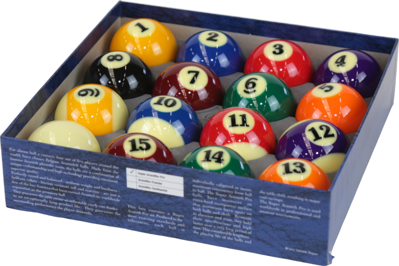 Jeu de bille US 57.2 mm deluxe, dimension officielle